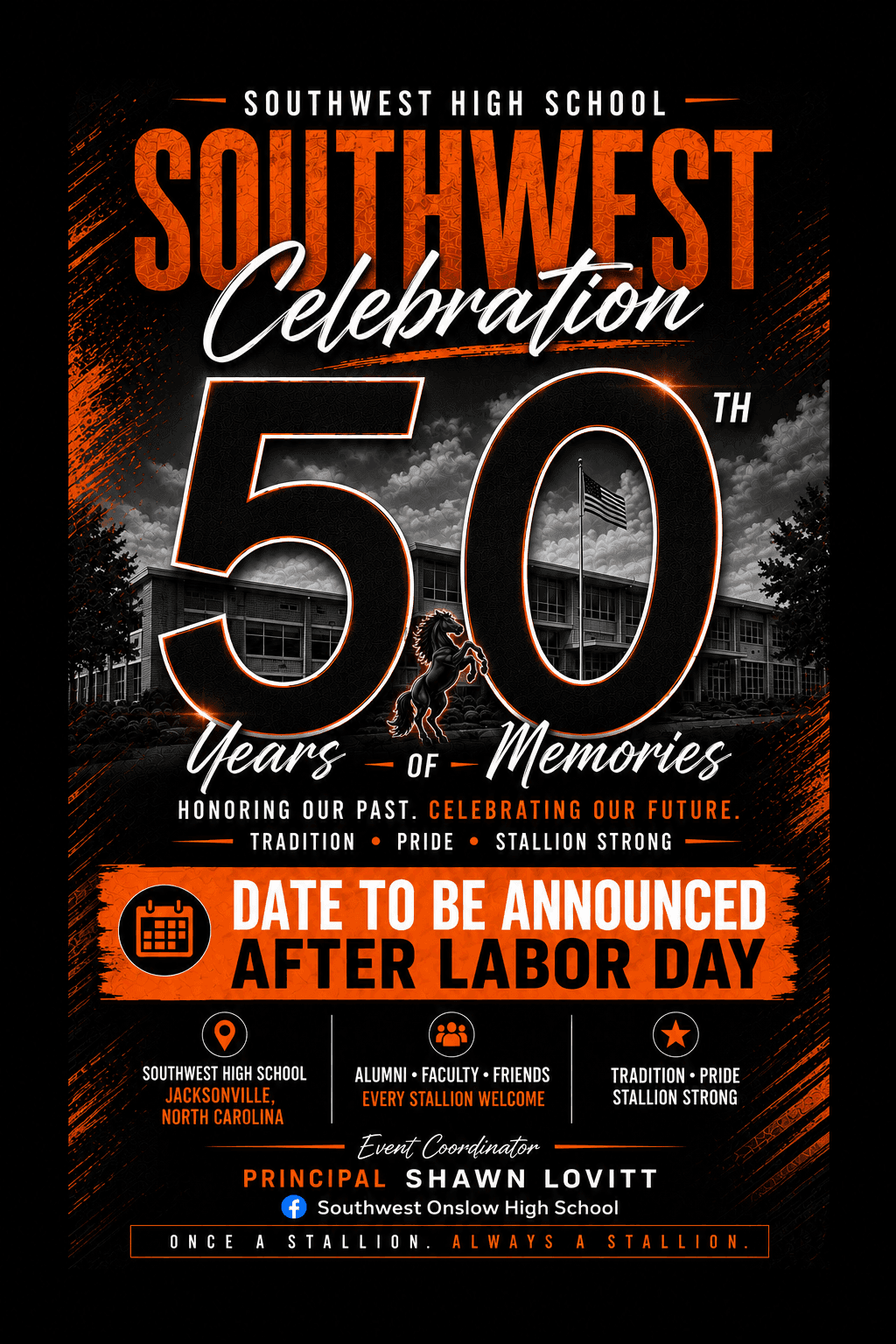 Southwest High School 50th anniversary celebration announcement